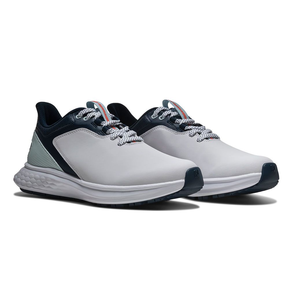 FOOTJOY Footjoy Womens PULSE Golf Shoes White Navy 93849