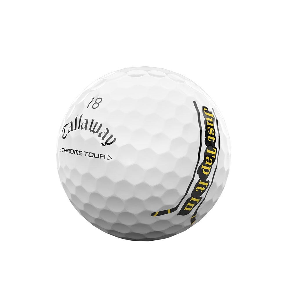 CALLAWAY Callaway Happy Gilmore 2 "Just Tap It In" Chrome Tour Golf Balls