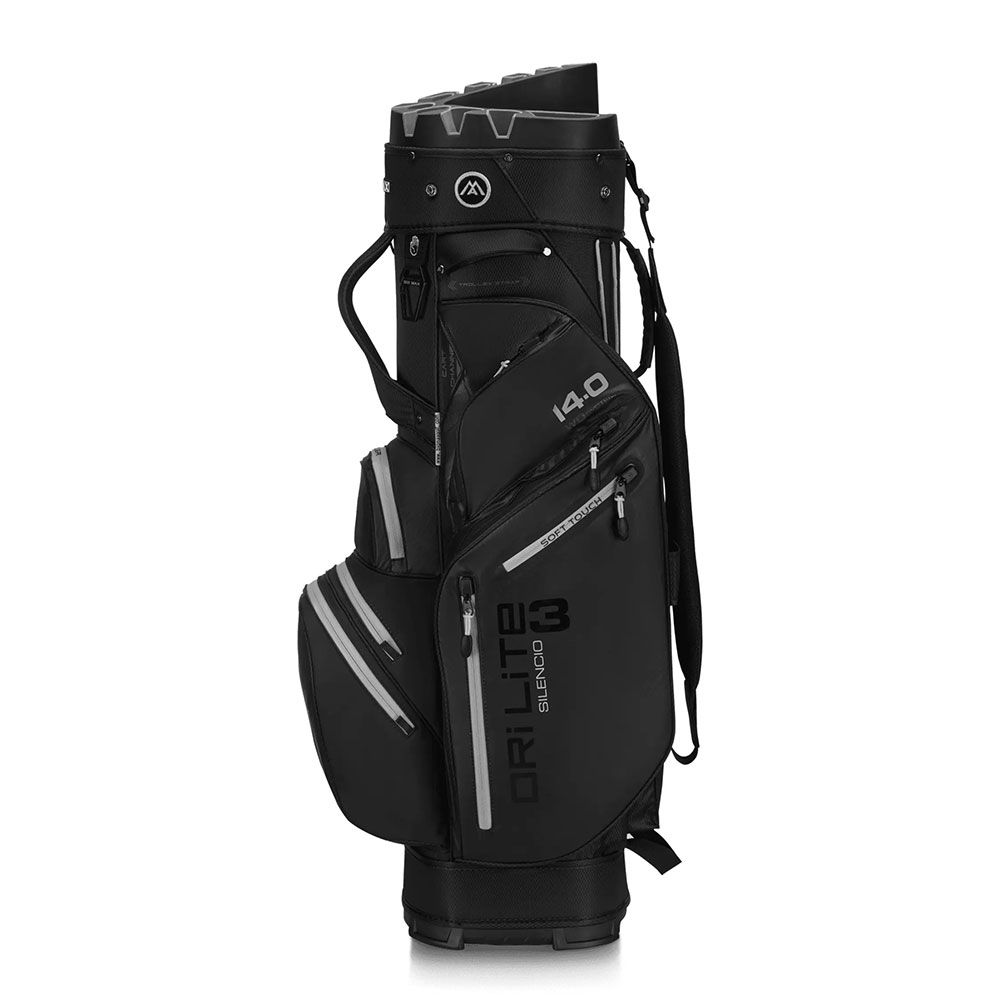 BIG MAX Big Max Dri Lite Silencio 3 Organiser Cart Bag Black