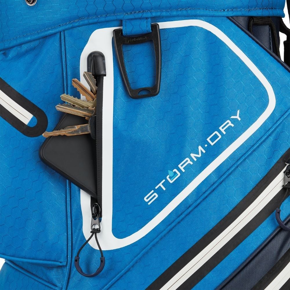 TAYLORMADE TaylorMade Storm Dry Waterproof Cart Bag - Navy Blue