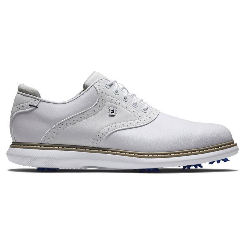 FOOTJOY FootJoy Traditions Golf Shoes - Wide White - 57903