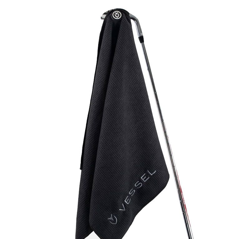 VESSEL Vessel Magnetic Golf Towel 20x40 cm Black