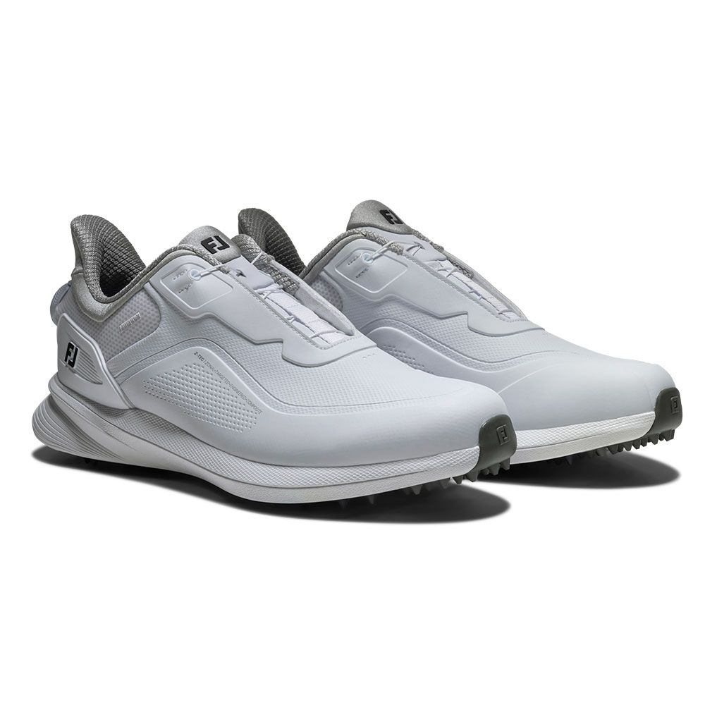 FOOTJOY Footjoy PRO SL BOA Golf Shoes White Grey 56952