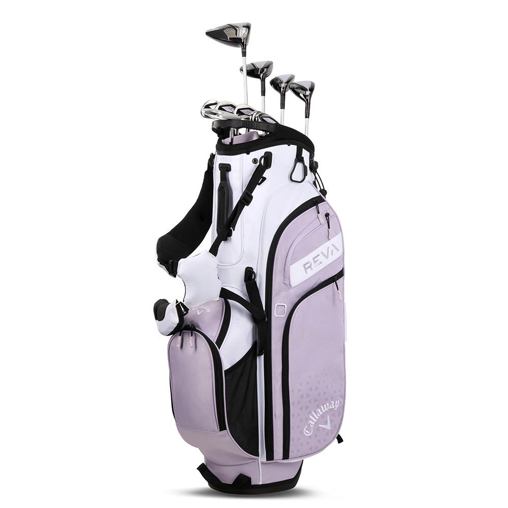 CALLAWAY Callaway Ladies Reva 11-Piece Graphite Stand Package Set Violet Mist