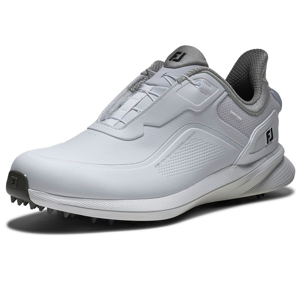 FOOTJOY Footjoy PRO SL BOA Golf Shoes White Grey 56952
