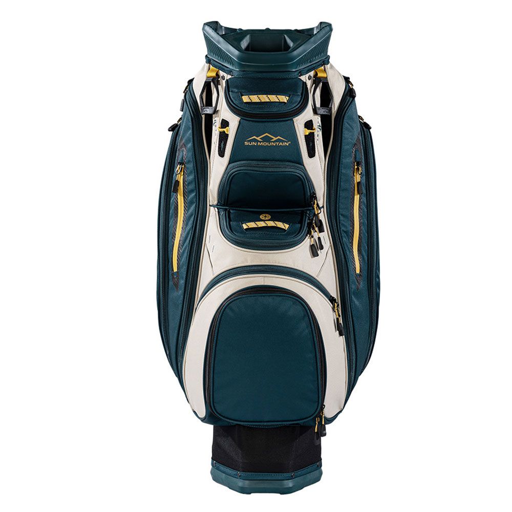 SUN MOUNTAIN Sun Mountain C-130 14-Way Cart Bag Black Pond Sand