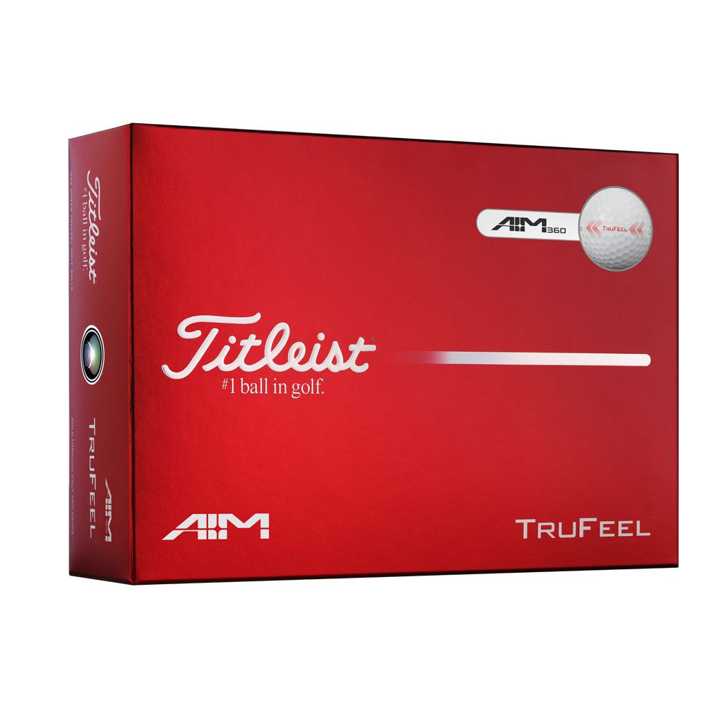 TITLEIST Titleist TruFeel AIM 360 Dozen Golf Balls