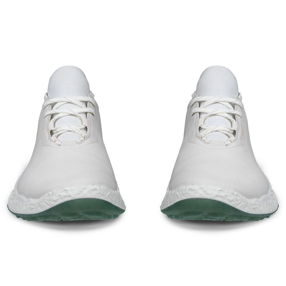 ECCO Ecco Womens H5 Leather Golf Shoes White Green