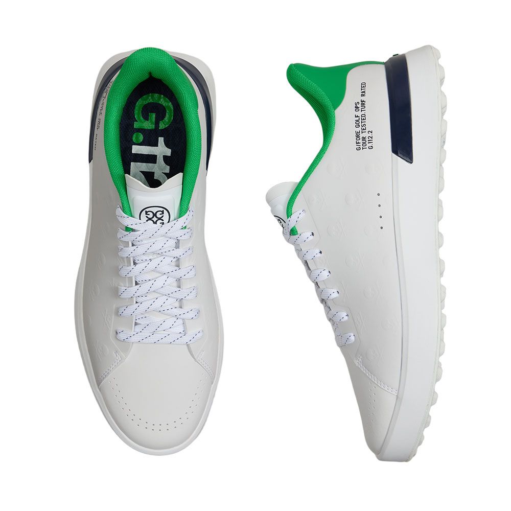GFORE GFORE G.112 Embossed Skull and Tees Golf Shoes White Clover