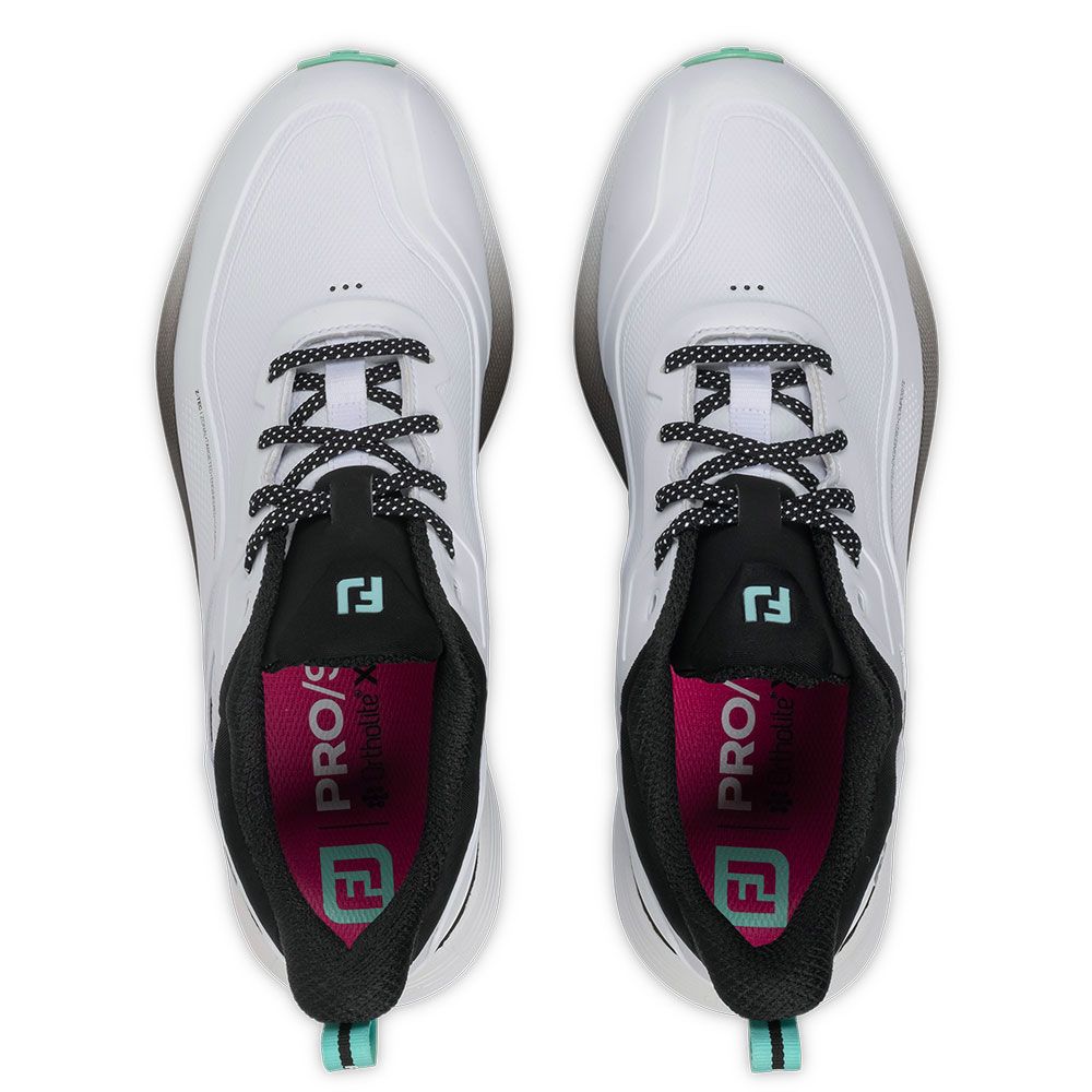 FOOTJOY Footjoy PRO SL Golf Shoes White Teal 56950