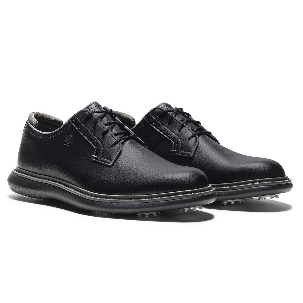 FOOTJOY Footjoy Traditions Blucher Golf Shoes Black 57968